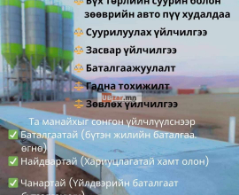 Авто пүү буюу авто жин зарах, суурилуулах, засвар тохируулгын үйлчилгээ.